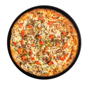 پیتزا گوشت و قارچ